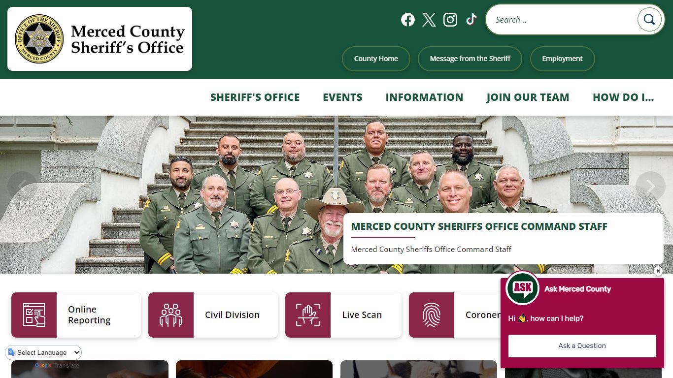 Sheriff's Office | Merced County, CA - Official Website